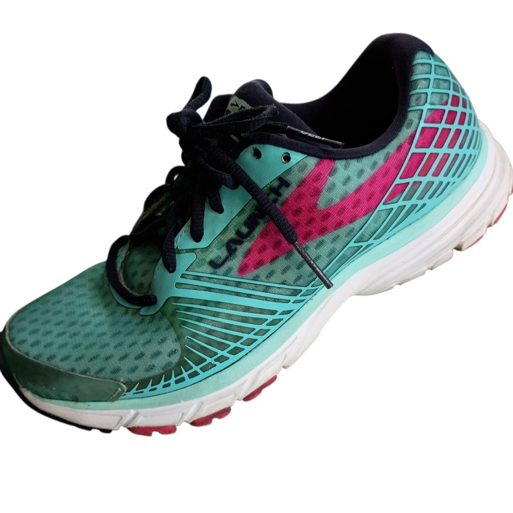 Brooks Launch 3 Women's‎ Running Shoes Teal Pink Athletic Sneakers Size 8.5